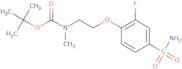 tert-Butyl N-[2-(2-fluoro-4-sulfamoylphenoxy)ethyl]-N-methylcarbamate