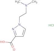 1-[2-(Dimethylamino)ethyl]-1H-pyrazole-3-carboxylic acid hydrochloride