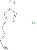 3-(1-Methyl-1H-1,2,4-triazol-3-yl)propan-1-amine hydrochloride