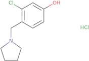3-Chloro-4-[(pyrrolidin-1-yl)methyl]phenol hydrochloride