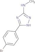 5-(4-Bromophenyl)-N-methyl-4H-1,2,4-triazol-3-amine