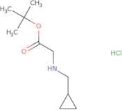 tert-Butyl 2-[(cyclopropylmethyl)amino]acetate hydrochloride