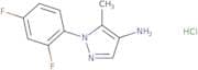 1-(2,4-Difluorophenyl)-5-methyl-1H-pyrazol-4-amine hydrochloride