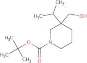 tert-Butyl 3-(hydroxymethyl)-3-(propan-2-yl)piperidine-1-carboxylate