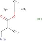 tert-Butyl 3-amino-2-methylpropanoate hydrochloride