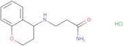 3-[(3,4-Dihydro-2H-1-benzopyran-4-yl)amino]propanamide hydrochloride