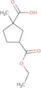 3-(Ethoxycarbonyl)-1-methylcyclopentane-1-carboxylic acid