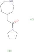 2-(Azepan-4-yl)-1-(pyrrolidin-1-yl)ethan-1-one dihydrochloride