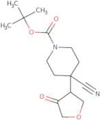 tert-Butyl 4-cyano-4-(4-oxooxolan-3-yl)piperidine-1-carboxylate