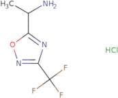 1-[3-(Trifluoromethyl)-1,2,4-oxadiazol-5-yl]ethan-1-amine hydrochloride