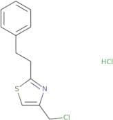 4-(Chloromethyl)-2-(2-phenylethyl)-1,3-thiazole hydrochloride