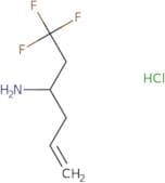 1,1,1-Trifluorohex-5-en-3-amine hydrochloride