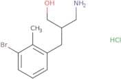 3-Amino-2-[(3-bromo-2-methylphenyl)methyl]propan-1-ol hydrochloride
