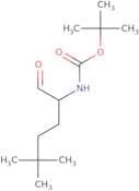 tert-Butyl N-(5,5-dimethyl-1-oxohexan-2-yl)carbamate