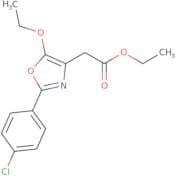 Ethyl 2-(4-chlorophenyl)-5-ethoxy-4-oxazoleacetate