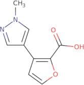 3-(1-Methyl-1H-pyrazol-4-yl)furan-2-carboxylic acid