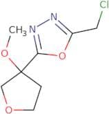2-(Chloromethyl)-5-(3-methoxyoxolan-3-yl)-1,3,4-oxadiazole
