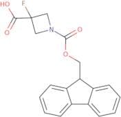 1-{[(9H-Fluoren-9-yl)methoxy]carbonyl}-3-fluoroazetidine-3-carboxylic acid