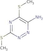 3,5-bis(methylthio)-1,2,4-triazin-6-amine