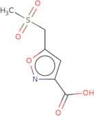 5-(Methanesulfonylmethyl)-1,2-oxazole-3-carboxylic acid