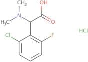2-(2-Chloro-6-fluorophenyl)-2-(dimethylamino)acetic acid hydrochloride
