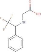 2-[(2,2,2-Trifluoro-1-phenylethyl)amino]acetic acid