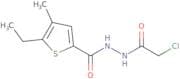 N'-(2-Chloroacetyl)-5-ethyl-4-methylthiophene-2-carbohydrazide