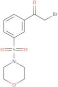 2-Bromo-1-[3-(morpholine-4-sulfonyl)phenyl]ethan-1-one