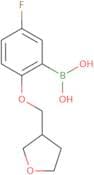 [5-Fluoro-2-(oxolan-3-ylmethoxy)phenyl]boronic acid