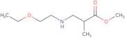 methyl 3-[(2-ethoxyethyl)amino]-2-methylpropanoate