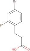 3-(4-Bromo-2-fluorophenyl)propanoic acid