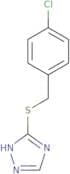 3-{[(4-Chlorophenyl)methyl]sulfanyl}-1H-1,2,4-triazole