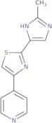 4-[2-(2-Methyl-1H-imidazol-4-yl)-1,3-thiazol-4-yl]pyridine