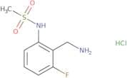 N-[2-(Aminomethyl)-3-fluorophenyl]methanesulfonamide hydrochloride