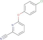 6-(4-Chlorophenoxy)pyridine-2-carbonitrile