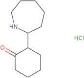 2-(Azepan-2-yl)cyclohexan-1-one hydrochloride
