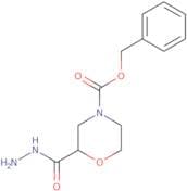 Benzyl 2-(hydrazinecarbonyl)morpholine-4-carboxylate