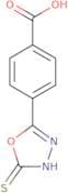 4-(5-Sulfanyl-1,3,4-oxadiazol-2-yl)benzoic acid