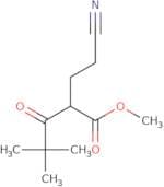 Methyl 2-(2-cyanoethyl)-4,4-dimethyl-3-oxopentanoate