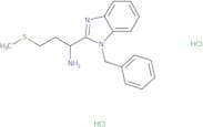 1-(1-Benzyl-1H-1,3-benzodiazol-2-yl)-3-(methylsulfanyl)propan-1-amine dihydrochloride