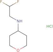 N-(2,2-Difluoroethyl)oxan-4-amine hydrochloride