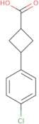 3-(4-Chlorophenyl)cyclobutane-1-carboxylic acid