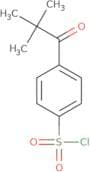4-(2,2-Dimethylpropanoyl)benzene-1-sulfonyl chloride