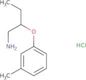 1-[(1-Aminobutan-2-yl)oxy]-3-methylbenzene hydrochloride