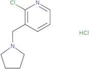 2-Chloro-3-(pyrrolidin-1-ylmethyl)pyridine hydrochloride