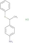 4-[1-(Phenylsulfanyl)ethyl]aniline hydrochloride