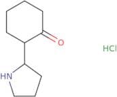 2-(Pyrrolidin-2-yl)cyclohexan-1-one hydrochloride