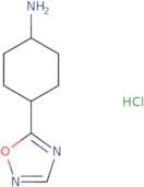 4-(1,2,4-Oxadiazol-5-yl)cyclohexan-1-amine hydrochloride
