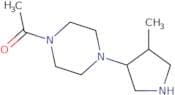 1-[4-(4-Methylpyrrolidin-3-yl)piperazin-1-yl]ethan-1-one