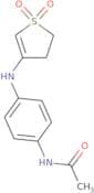 N-{4-[(1,1-Dioxo-4,5-dihydro-1λ⁶-thiophen-3-yl)amino]phenyl}acetamide
